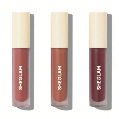 ست سه عددی رژلب مایع مات شیگلم Matte Allure رنگ Feel Real